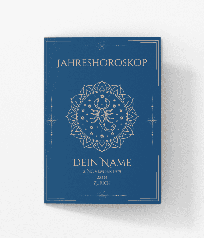persönliches Jahreshoroskop